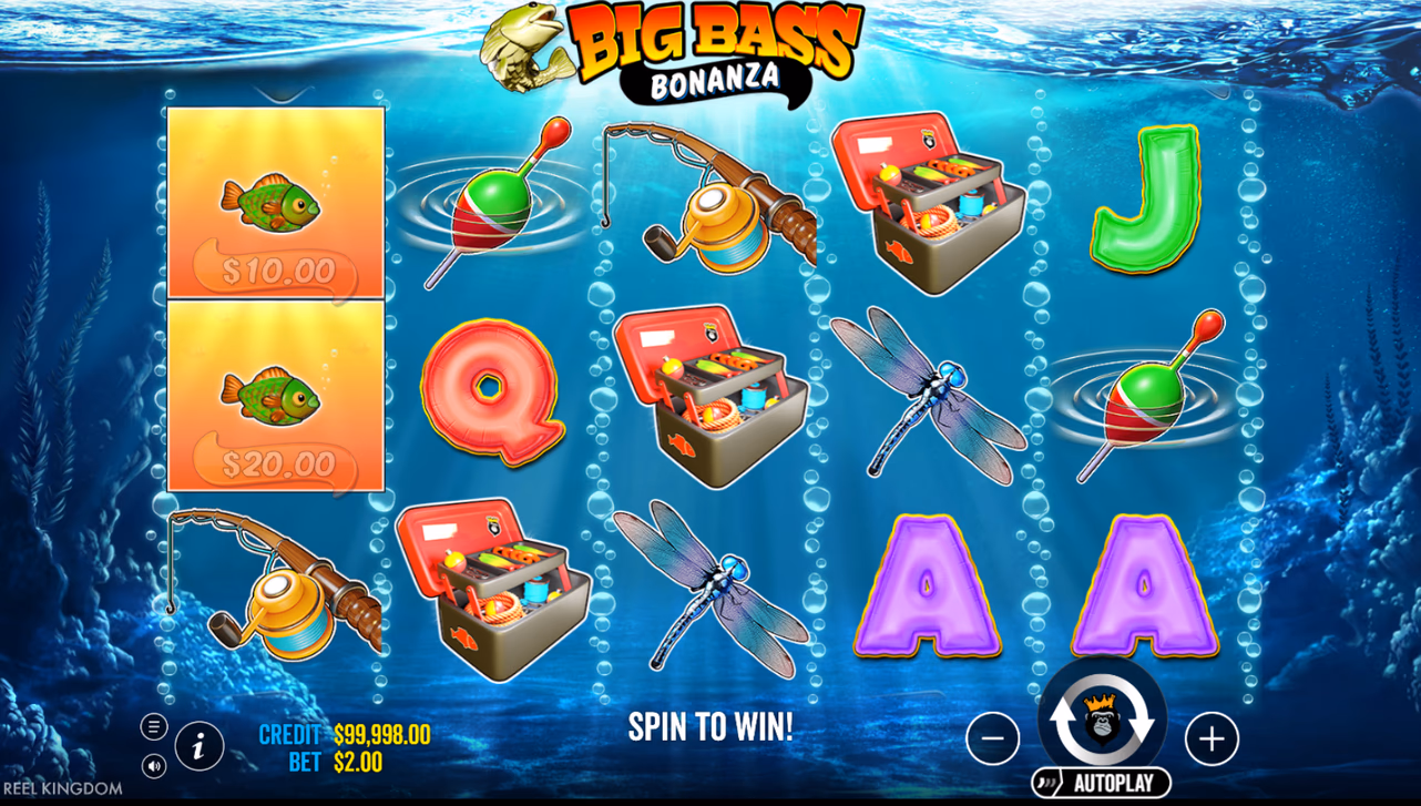 Big Bass Bonanza artwork